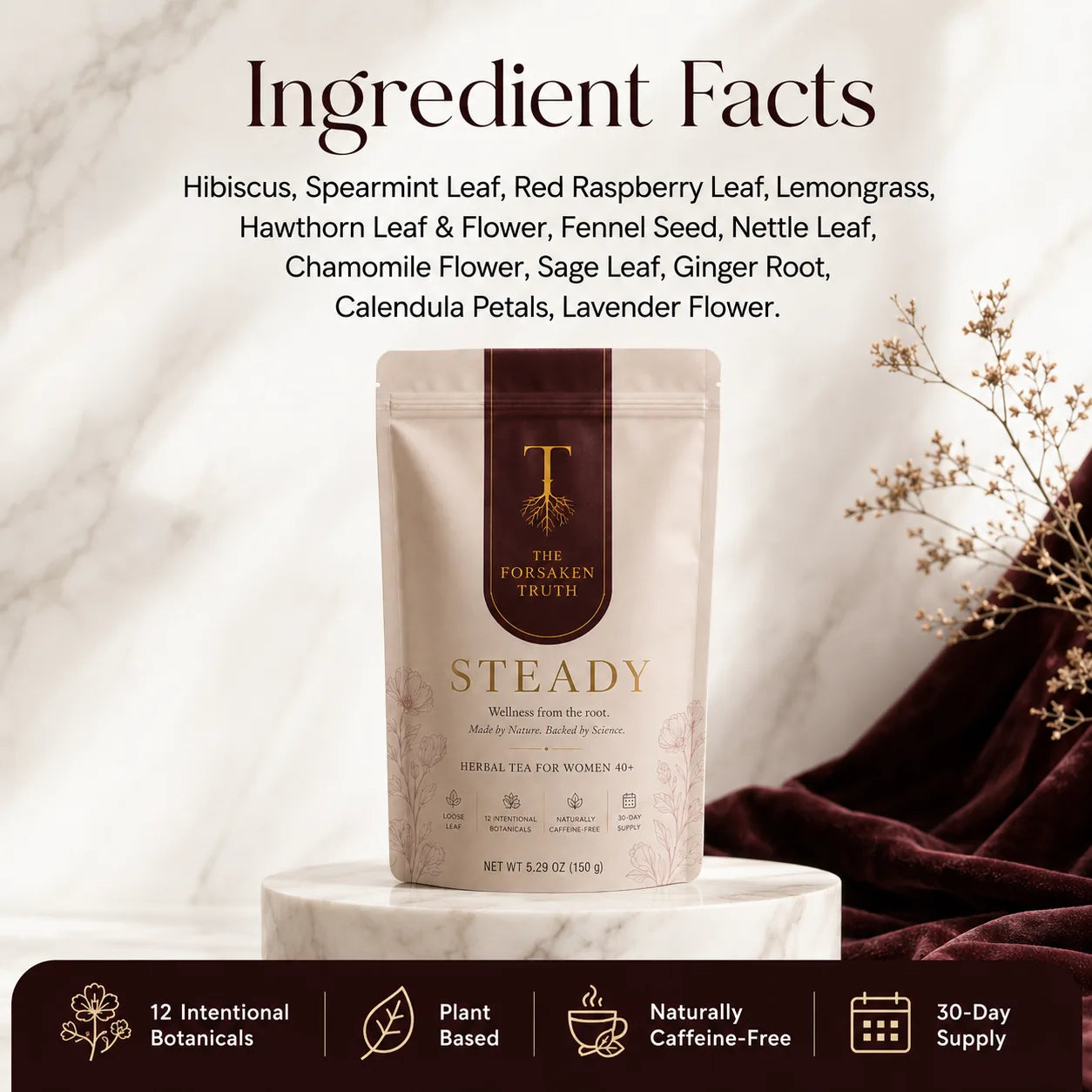 STEADY ingredient facts