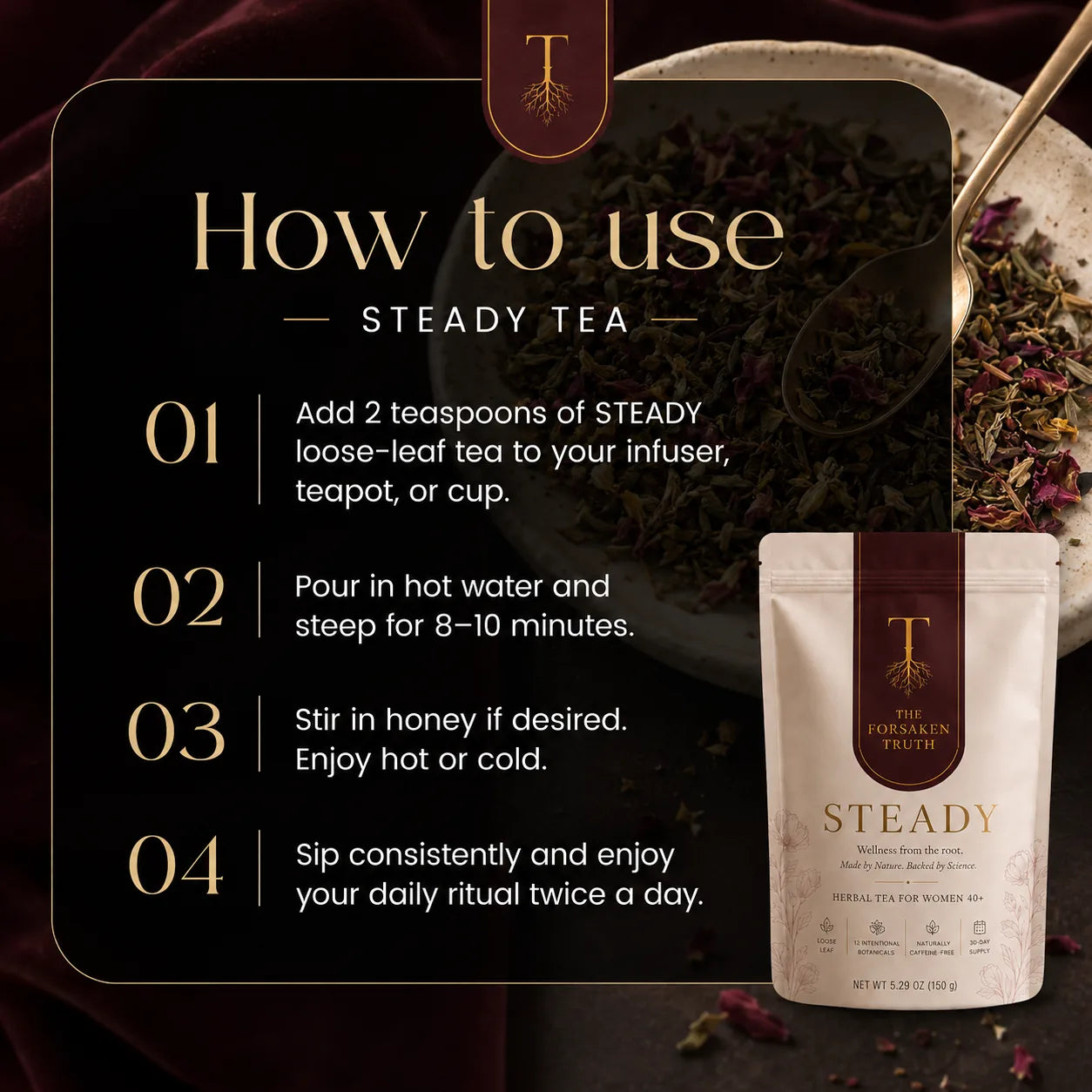 How to use STEADY